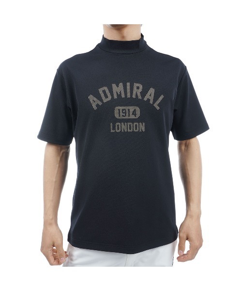 Admiral Golf(アドミラル ゴルフ)の「アーチロゴ モックシャツ(Tシャツ/カットソー・メンズ・ホワイト/ブラック/ライム/レンガ/ネイビー・M/L/LL)」の21枚目の写真
