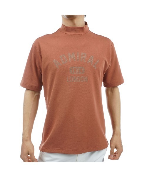 Admiral Golf(アドミラル ゴルフ)の「アーチロゴ モックシャツ(Tシャツ/カットソー・メンズ・ホワイト/ブラック/ライム/レンガ/ネイビー・M/L/LL)」の15枚目の写真