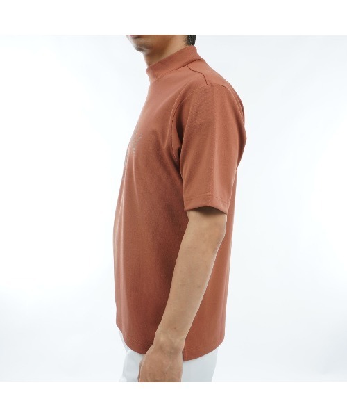 Admiral Golf(アドミラル ゴルフ)の「アーチロゴ モックシャツ(Tシャツ/カットソー・メンズ・ホワイト/ブラック/ライム/レンガ/ネイビー・M/L/LL)」の13枚目の写真