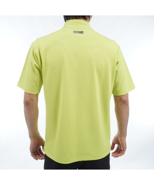 Admiral Golf(アドミラル ゴルフ)の「アーチロゴ モックシャツ(Tシャツ/カットソー・メンズ・ホワイト/ブラック/ライム/レンガ/ネイビー・M/L/LL)」の7枚目の写真