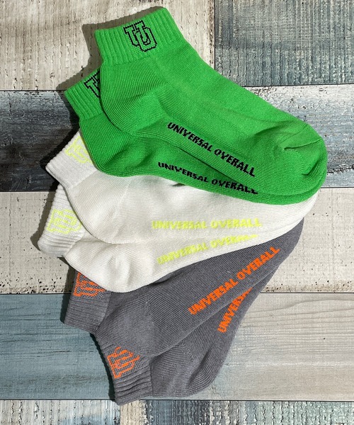 UNIVERSAL OVERALL（ユニバーサルオーバーオール）の「UNIVERSAL OVERALL　ユニバーサルオーバール　レディース 3Pアンクルソックス（ソックス/靴下・レディース・その他2/その他3/その他4/その他7/その他9/その他6/その他5/その他11/その他8/その他10・23-25/23-25cm）」の3枚目の写真