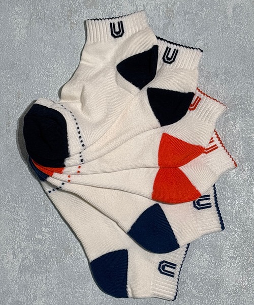 UNIVERSAL OVERALL（ユニバーサルオーバーオール）の「UNIVERSAL OVERALL　ユニバーサルオーバール　レディース 3Pアンクルソックス（ソックス/靴下・レディース・その他2/その他3/その他4/その他7/その他9/その他6/その他5/その他11/その他8/その他10・23-25/23-25cm）」の4枚目の写真