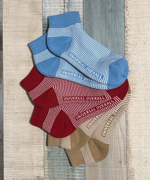 UNIVERSAL OVERALL（ユニバーサルオーバーオール）の「UNIVERSAL OVERALL　ユニバーサルオーバール　レディース 3Pアンクルソックス（ソックス/靴下・レディース・その他2/その他3/その他4/その他7/その他9/その他6/その他5/その他11/その他8/その他10・23-25/23-25cm）」の6枚目の写真