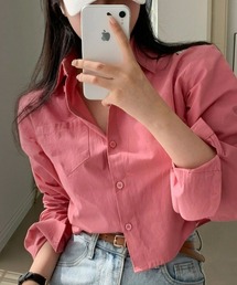BEIDELLI | [BELLIDE MADE] トゥデイポケットクロップシャツ(シャツ/ブラウス)