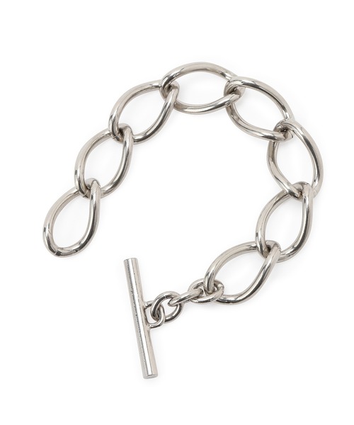 JUNRED（ジュンレッド）の「【追加】ital. from JUNRed / big chain bracelet（ブレスレット・メンズ・シルバー・FREE）」の6枚目の写真