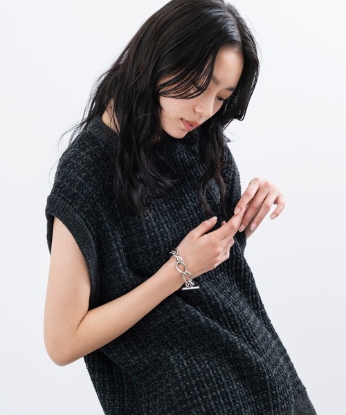 JUNRED（ジュンレッド）の「【追加】ital. from JUNRed / big chain bracelet（ブレスレット・メンズ・シルバー・FREE）」の8枚目の写真