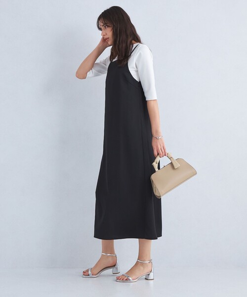 green label relaxing（グリーンレーベルリラクシング）の「2WAYクラッチ バッグ（ショルダーバッグ・レディース・ブラック/ベージュ・FREE）」の4枚目の写真