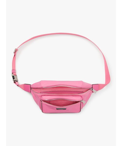 kate spade new york(ケイトスペード ニューヨーク)の「サム アイコン KSNYL ミディアム ベルト バッグ(ボディバッグ/ウエストポーチ・レディース・ピンク・ONESIZE)」の2枚目の写真
