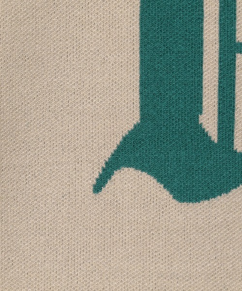 NICOLE white（ニコルホワイト）の「エンブレムニットプルオーバー（ニット/セーター・レディース・イエロー/ブラック/オフホワイト/グレー・FREE）」の13枚目の写真