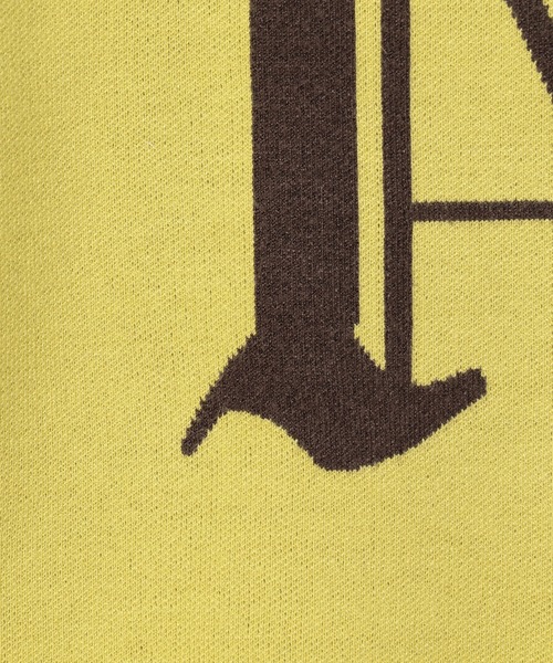 NICOLE white（ニコルホワイト）の「エンブレムニットプルオーバー（ニット/セーター・レディース・イエロー/ブラック/オフホワイト/グレー・FREE）」の14枚目の写真