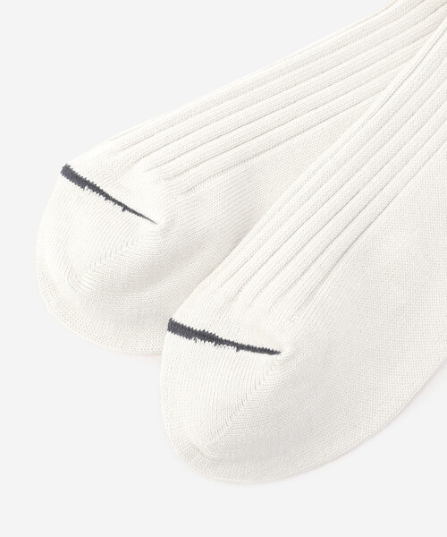 Morris & Sons（モリスアンドサンズ）の「MORRIS & SONS | ソフトリブソックス MEN（ソックス/靴下・メンズ・オフホワイト・MENS）」の3枚目の写真