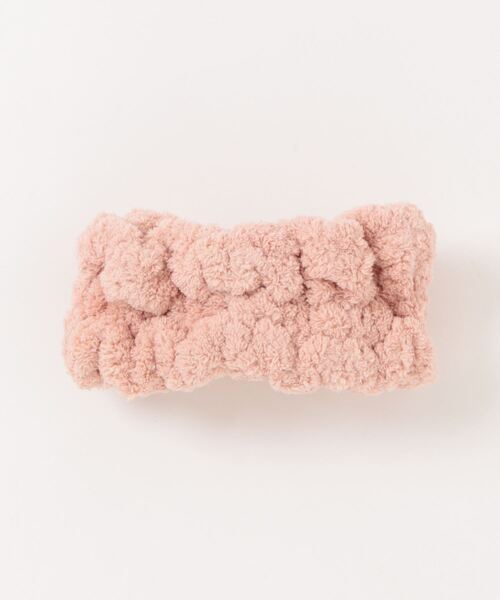 TONE SELECT GOODS(トーンセレクトグッズ)の「【float】ふわふわ もこもこ リボン くすみカラー ヘアバンド(ヘアバンド・レディース・オフホワイト/ベージュ/ブラウン/ピンク/グレイッシュベージュ・FREE)」の6枚目の写真