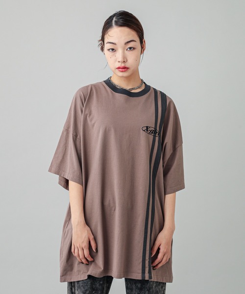 新品タグ付き　X-girl × ペコちゃん　TEE DRESS　Tシャツワンピ 新品タグ付き X-girl × PEKO TEE DRESS Tシャツワンピ ペコ