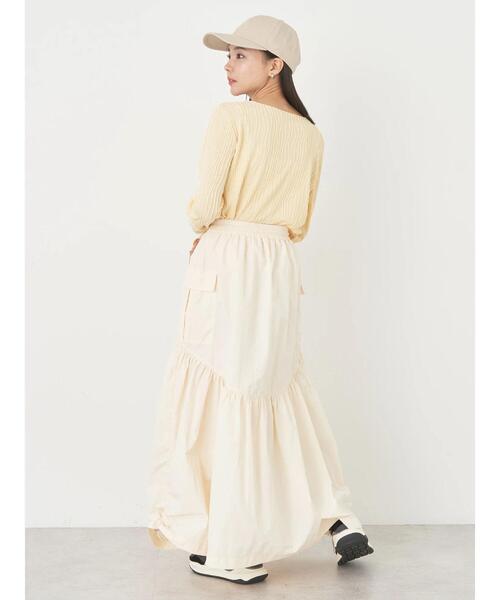 earth music&ecology(アースミュージックアンドエコロジー)の「うねうねプルオーバー(Tシャツ/カットソー・レディース・イエロー/ラベンダー/アイボリー/ブラック・FREE)」の17枚目の写真