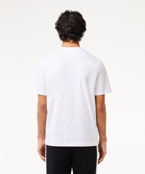 LACOSTE（ラコステ）の「オーガニックコットン カレッジプリント 半袖Tシャツ（Tシャツ/カットソー・メンズ・ライトブルー/ホワイト/ダークネイビー・2/3/5/4）」の18枚目の写真