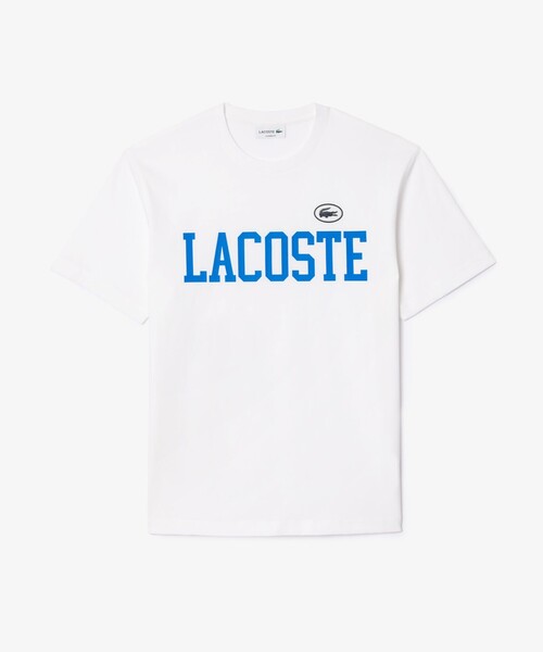 LACOSTE（ラコステ）の「オーガニックコットン カレッジプリント 半袖Tシャツ（Tシャツ/カットソー・メンズ・ライトブルー/ホワイト/ダークネイビー・2/3/5/4）」の19枚目の写真