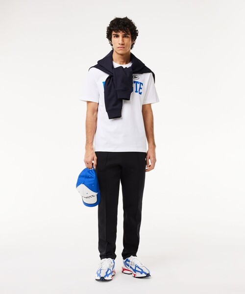 LACOSTE（ラコステ）の「オーガニックコットン カレッジプリント 半袖Tシャツ（Tシャツ/カットソー・メンズ・ライトブルー/ホワイト/ダークネイビー・2/3/5/4）」の12枚目の写真