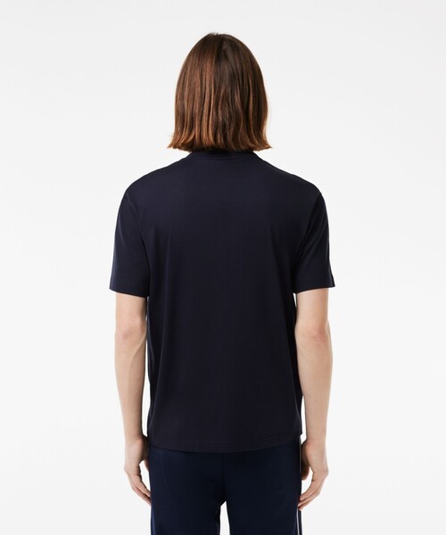 LACOSTE（ラコステ）の「オーガニックコットン カレッジプリント 半袖Tシャツ（Tシャツ/カットソー・メンズ・ライトブルー/ホワイト/ダークネイビー・2/3/5/4）」の15枚目の写真