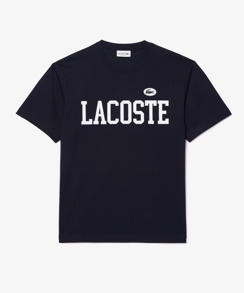 LACOSTE（ラコステ）の「オーガニックコットン カレッジプリント 半袖Tシャツ（Tシャツ/カットソー・メンズ・ライトブルー/ホワイト/ダークネイビー・2/3/5/4）」の16枚目の写真