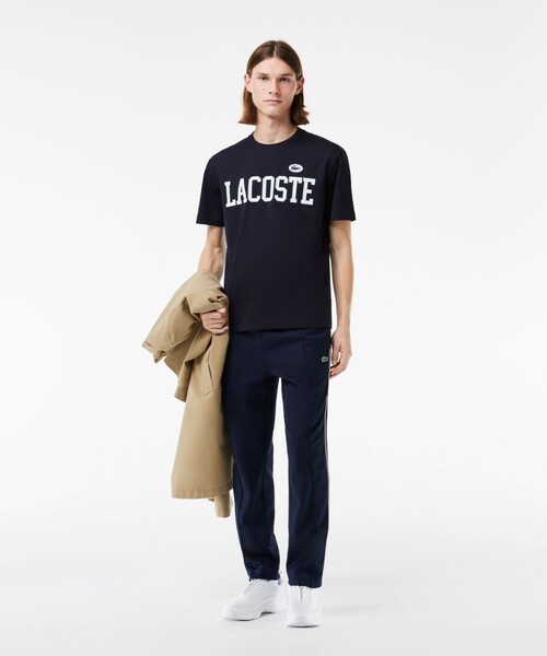 LACOSTE（ラコステ）の「オーガニックコットン カレッジプリント 半袖Tシャツ（Tシャツ/カットソー・メンズ・ライトブルー/ホワイト/ダークネイビー・2/3/5/4）」の6枚目の写真