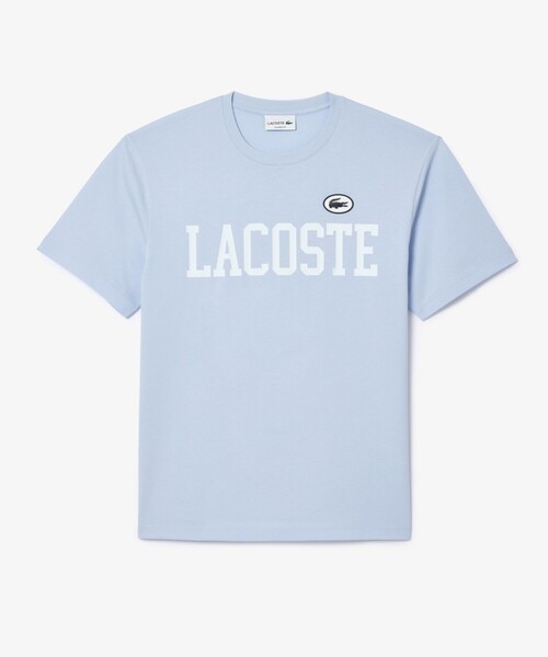 LACOSTE（ラコステ）の「オーガニックコットン カレッジプリント 半袖Tシャツ（Tシャツ/カットソー・メンズ・ライトブルー/ホワイト/ダークネイビー・2/3/5/4）」の9枚目の写真