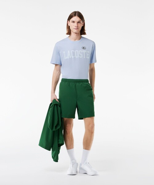 LACOSTE（ラコステ）の「オーガニックコットン カレッジプリント 半袖Tシャツ（Tシャツ/カットソー・メンズ・ライトブルー/ホワイト/ダークネイビー・2/3/5/4）」の4枚目の写真