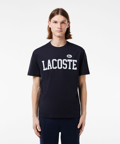 LACOSTE（ラコステ）の「オーガニックコットン カレッジプリント 半袖Tシャツ（Tシャツ/カットソー・メンズ・ライトブルー/ホワイト/ダークネイビー・2/3/5/4）」の14枚目の写真