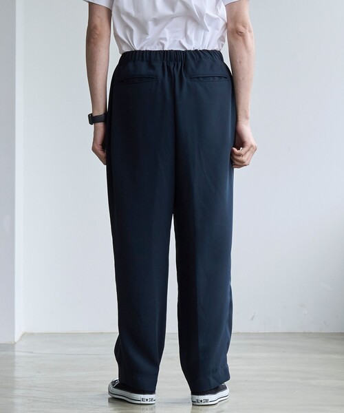 coen(コーエン)の「【RONEL】フクレ2重織イージーワイドパンツ(その他パンツ・メンズ・ブラック/ネイビー・L/M/S)」の12枚目の写真