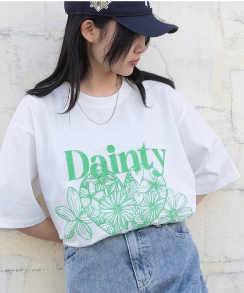 送料無料 ストリート オーバーサイズ ロゴ刺繍 肩落ち 6851 予約]デザインロゴ刺繍Tシャツ/オフホワイト – Lumier