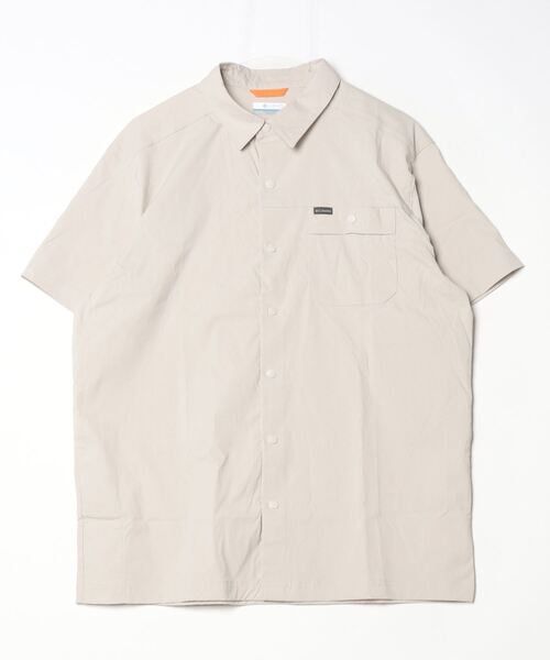 Columbia（コロンビア）の「コロンビア  ランドローマー リップストップ ショートスリーブシャツ（シャツ/ブラウス・メンズ・ダークグレー/サンドグレー・M/L/LL）」の2枚目の写真