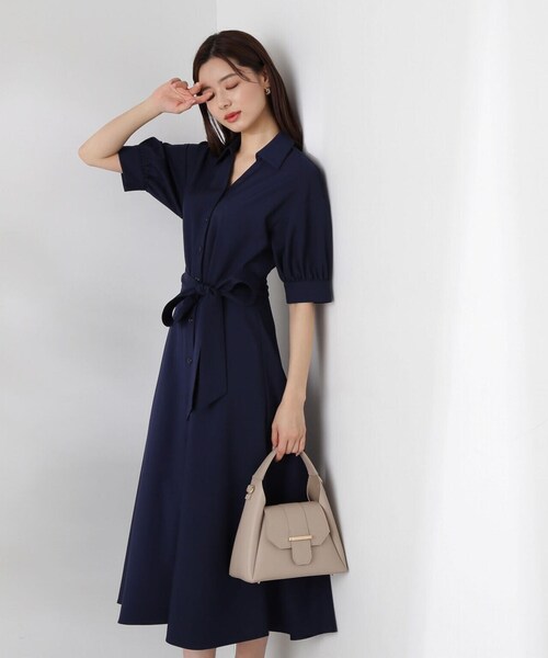 PROPORTION BODY DRESSING(プロポーションボディドレッシング)の「カラーシャツワンピース / 1214140418(ワンピース・レディース・ブルー/ピンク/ネイビー・SMALL/MEDIUM)」の20枚目の写真