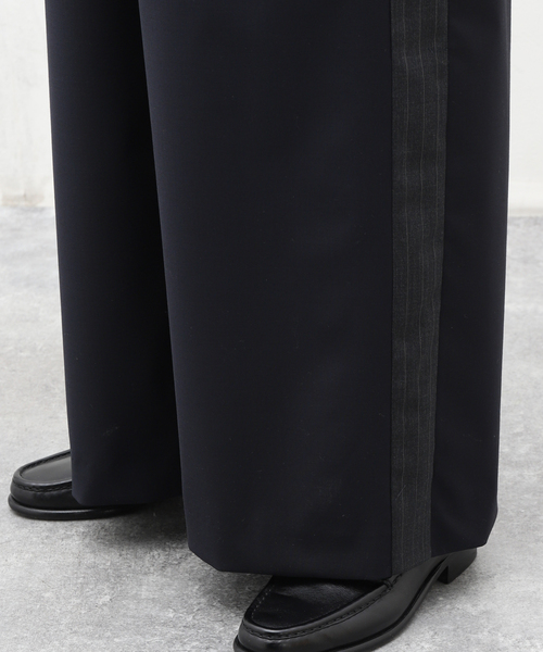 EDIFICE（エディフィス）の「【CALMER / カルメール】別注 Paulo Oliveira パンツ（スラックス・メンズ・ネイビー・LARGE/MEDIUM）」の12枚目の写真