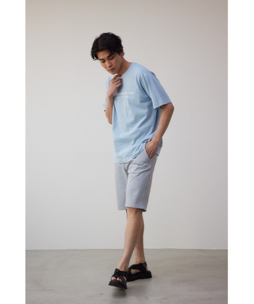 AZUL by moussy（アズールバイマウジー）の「イージーアクションショートパンツ（スウェットパンツ・メンズ・ブラック/杢グレー・LARGE/MEDIUM）」の15枚目の写真