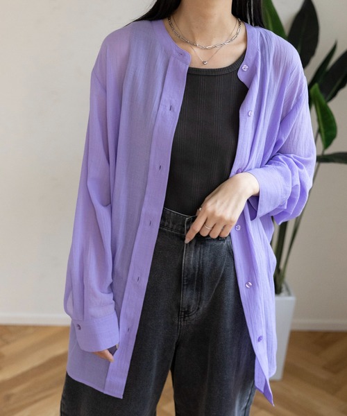 LEPSIM（レプシィム）の「アソート2WAYリブタンク　987480（タンクトップ・レディース・ブラック系その他/チャコールグレー/ブルー/アイボリー/ブルー系その他/グリーン・LARGE/MEDIUM）」の15枚目の写真