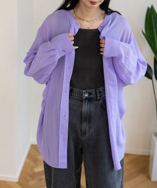 LEPSIM（レプシィム）の「アソート2WAYリブタンク　987480（タンクトップ・レディース・ブラック系その他/チャコールグレー/ブルー/アイボリー/ブルー系その他/グリーン・LARGE/MEDIUM）」の18枚目の写真