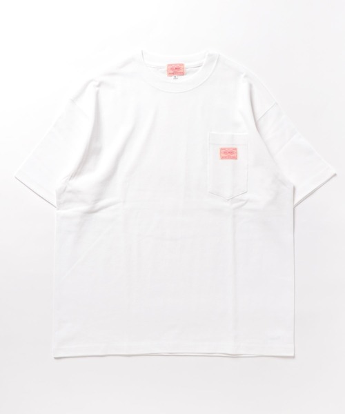BIG MIKE(ビッグマイク)の「BIG MIKE ビッグマイク/ 9.1OZ HEAVY WIDE SUNGLASSES POCKET SS TEE サングラスポケット半袖Tシャツ /// 102328520(Tシャツ/カットソー・メンズ・ネイビー/サンドベージュ/ホワイト/オリーブ/ブラック/グレイッシュブルー/ナチュラル/グレー/ダークブルー・MEDIUM/LARGE/X-LARGE)」の2枚目の写真