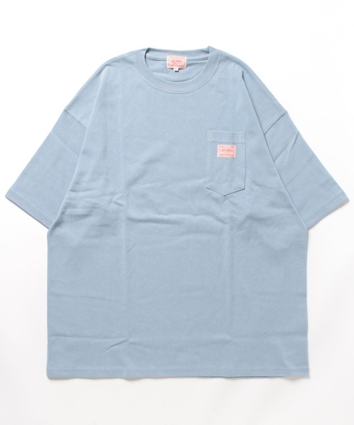 BIG MIKE(ビッグマイク)の「BIG MIKE ビッグマイク/ 9.1OZ HEAVY WIDE SUNGLASSES POCKET SS TEE サングラスポケット半袖Tシャツ /// 102328520(Tシャツ/カットソー・メンズ・ネイビー/サンドベージュ/ホワイト/オリーブ/ブラック/グレイッシュブルー/ナチュラル/グレー/ダークブルー・MEDIUM/LARGE/X-LARGE)」の18枚目の写真