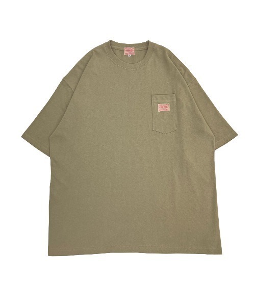 BIG MIKE(ビッグマイク)の「BIG MIKE ビッグマイク/ 9.1OZ HEAVY WIDE SUNGLASSES POCKET SS TEE サングラスポケット半袖Tシャツ /// 102328520(Tシャツ/カットソー・メンズ・ネイビー/サンドベージュ/ホワイト/オリーブ/ブラック/グレイッシュブルー/ナチュラル/グレー/ダークブルー・MEDIUM/LARGE/X-LARGE)」の15枚目の写真