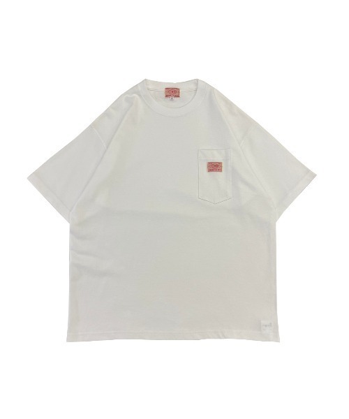BIG MIKE(ビッグマイク)の「BIG MIKE ビッグマイク/ 9.1OZ HEAVY WIDE SUNGLASSES POCKET SS TEE サングラスポケット半袖Tシャツ /// 102328520(Tシャツ/カットソー・メンズ・ネイビー/サンドベージュ/ホワイト/オリーブ/ブラック/グレイッシュブルー/ナチュラル/グレー/ダークブルー・MEDIUM/LARGE/X-LARGE)」の17枚目の写真