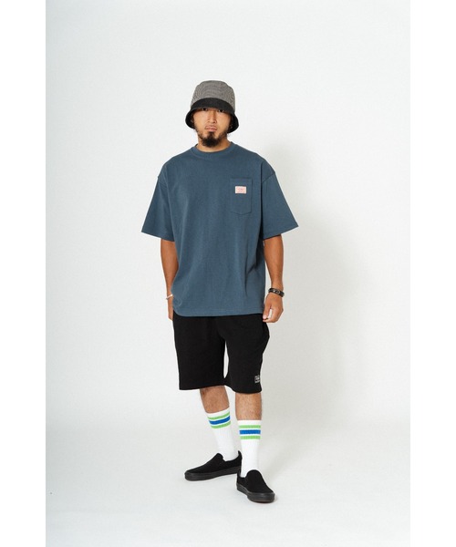 BIG MIKE(ビッグマイク)の「BIG MIKE ビッグマイク/ 9.1OZ HEAVY WIDE SUNGLASSES POCKET SS TEE サングラスポケット半袖Tシャツ /// 102328520(Tシャツ/カットソー・メンズ・ネイビー/サンドベージュ/ホワイト/オリーブ/ブラック/グレイッシュブルー/ナチュラル/グレー/ダークブルー・MEDIUM/LARGE/X-LARGE)」の22枚目の写真
