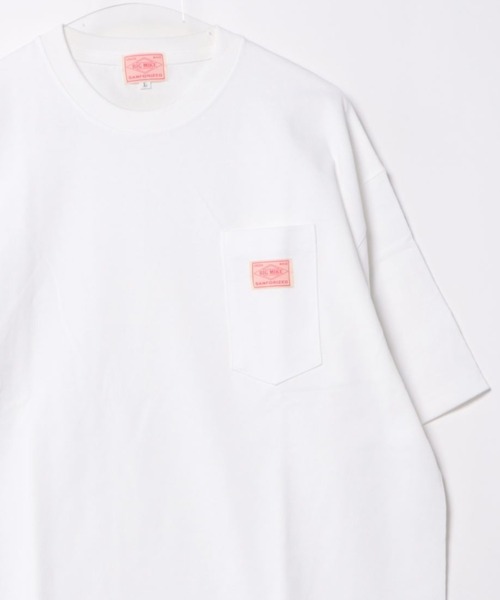 BIG MIKE(ビッグマイク)の「BIG MIKE ビッグマイク/ 9.1OZ HEAVY WIDE SUNGLASSES POCKET SS TEE サングラスポケット半袖Tシャツ /// 102328520(Tシャツ/カットソー・メンズ・ネイビー/サンドベージュ/ホワイト/オリーブ/ブラック/グレイッシュブルー/ナチュラル/グレー/ダークブルー・MEDIUM/LARGE/X-LARGE)」の12枚目の写真