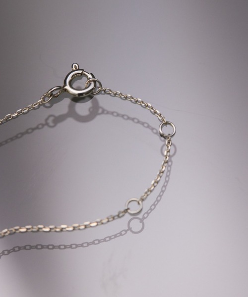 ear PAPILLONNER（イアパピヨネ）の「《スターリングシルバー使用》サイドアルファベットネックレス（ネックレス・レディース・シルバー系その他2/シルバー系その他/シルバー・FREE）」の7枚目の写真