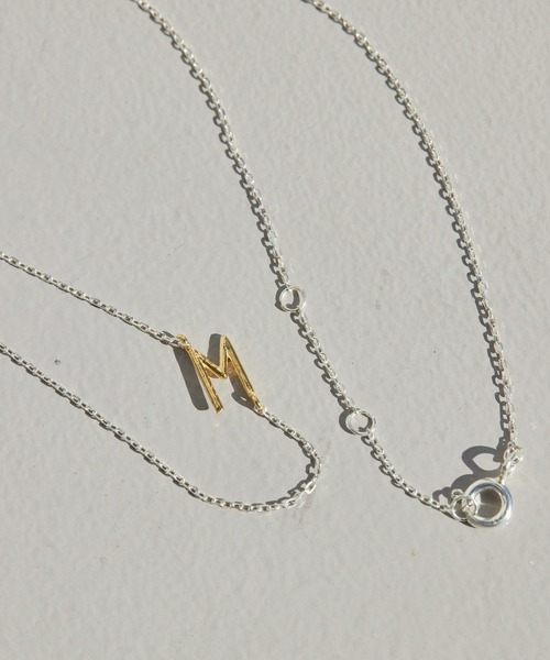 ear PAPILLONNER（イアパピヨネ）の「《スターリングシルバー使用》サイドアルファベットネックレス（ネックレス・レディース・シルバー系その他2/シルバー系その他/シルバー・FREE）」の8枚目の写真