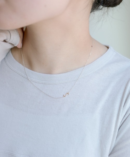 ear PAPILLONNER（イアパピヨネ）の「《スターリングシルバー使用》サイドアルファベットネックレス（ネックレス・レディース・シルバー系その他2/シルバー系その他/シルバー・FREE）」の19枚目の写真