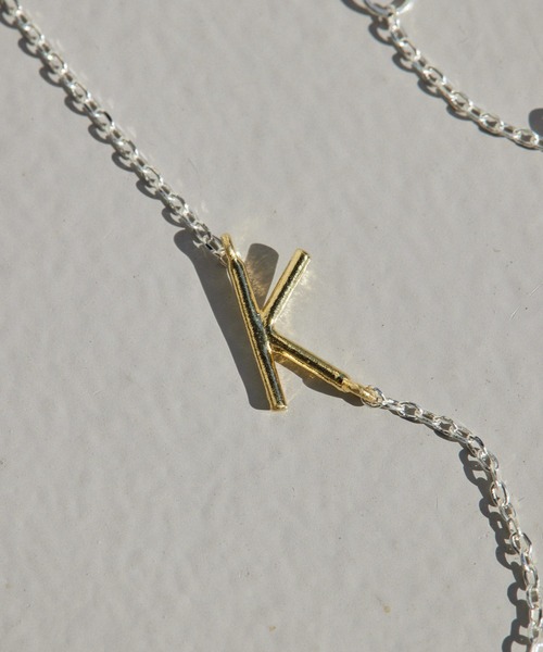 ear PAPILLONNER（イアパピヨネ）の「《スターリングシルバー使用》サイドアルファベットネックレス（ネックレス・レディース・シルバー系その他2/シルバー系その他/シルバー・FREE）」の20枚目の写真