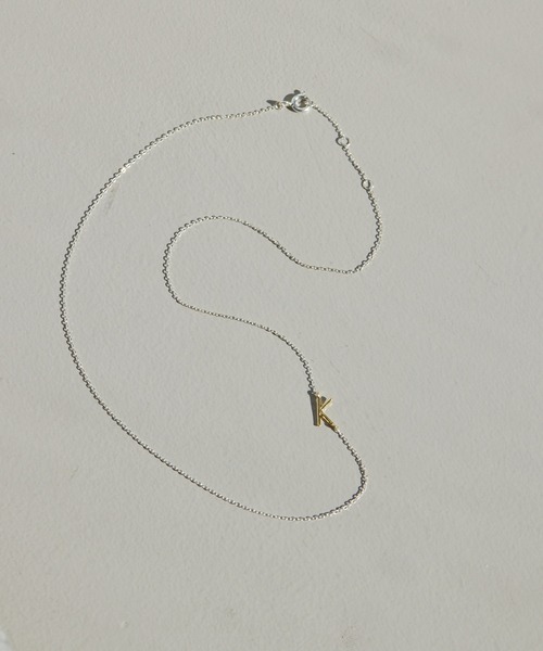 ear PAPILLONNER（イアパピヨネ）の「《スターリングシルバー使用》サイドアルファベットネックレス（ネックレス・レディース・シルバー系その他2/シルバー系その他/シルバー・FREE）」の21枚目の写真
