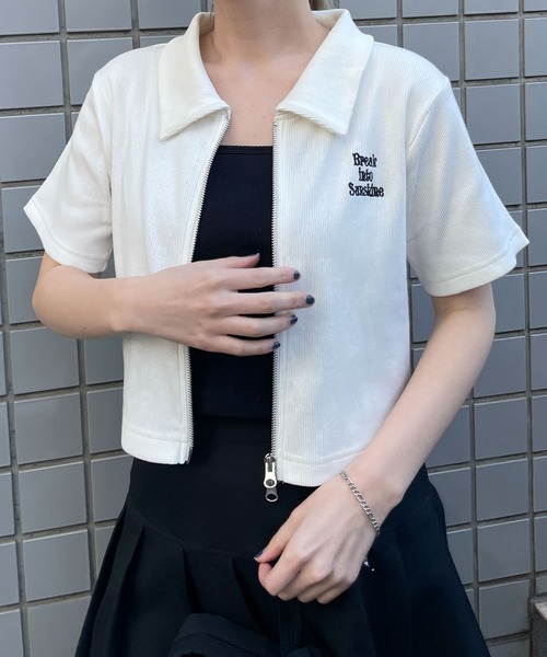 WEGO（ウィゴー）の「WEGO/ダブルジップトップス（Tシャツ/カットソー