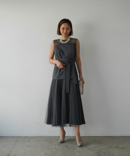 My shawty（ﾏｲｼｬｳﾃｨｰ）の「bustier design dress（ドレス）」 - WEAR