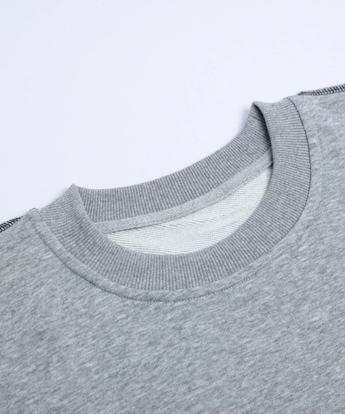Lajour（ラジュール）の「[日本製]ハート刺繍配色ステッチスウェット（スウェット・レディース・オートミール/グレー/ブラック・フリー）」の22枚目の写真