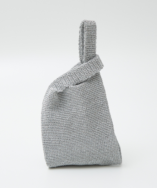 collex（コレックス）の「【ANANS】 マクラメ ミニバッグ（かごバッグ・レディース・ブラック/シャンパン/シルバー・フリー）」の20枚目の写真